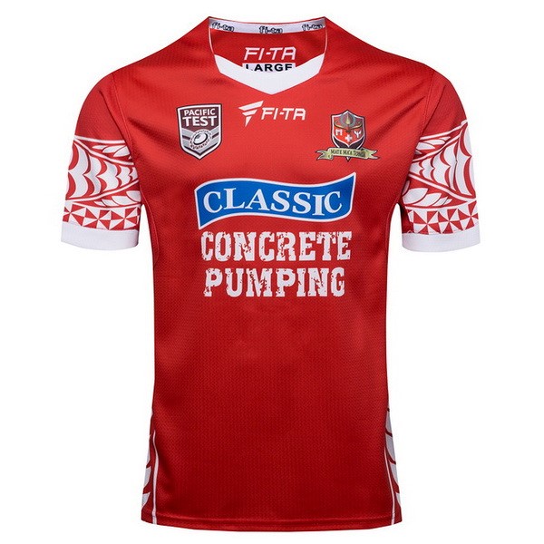 Tailandia Camiseta Tonga 1ª Kit 2017 2018 Rojo